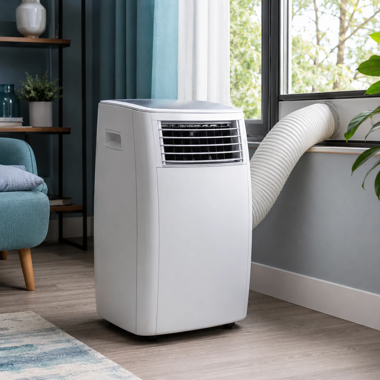 Climatiseur monobloc mobile raccorde a une fenetre